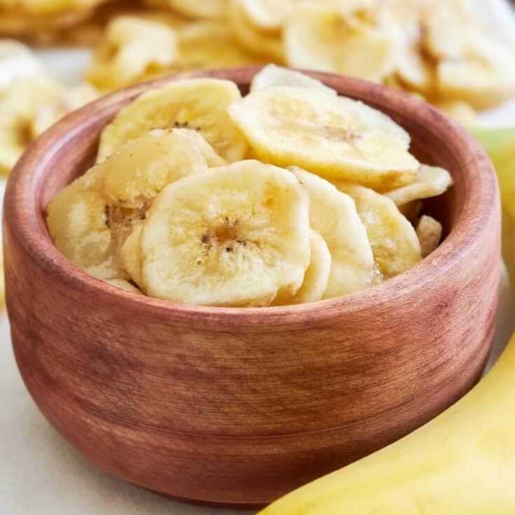 Homemade Banana Chips for Dogs